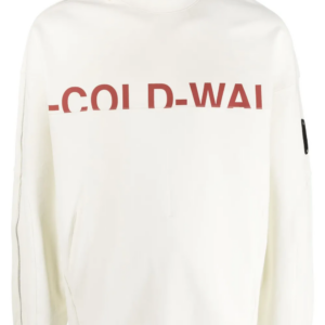 Overset logo-print cotton sweatshirt