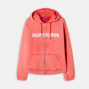 Sunburn Zip Hoodie Cardinal Red